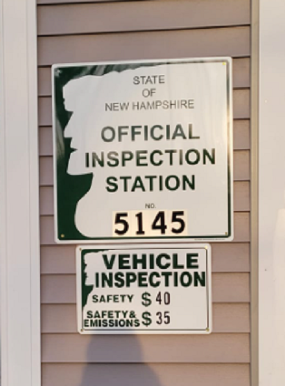 Image of Inspection sign